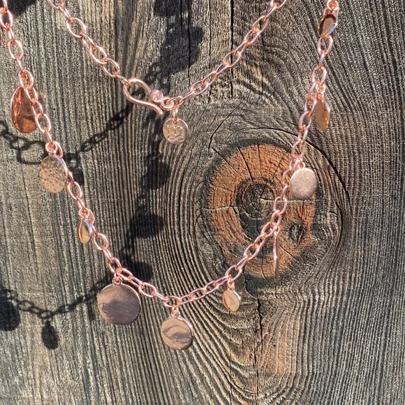 Rose gold necklace - Picture 3 of 4